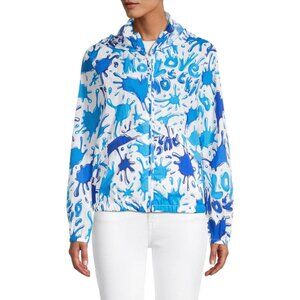 Love Moschino All Splash Logo Zip-Up Jacket
